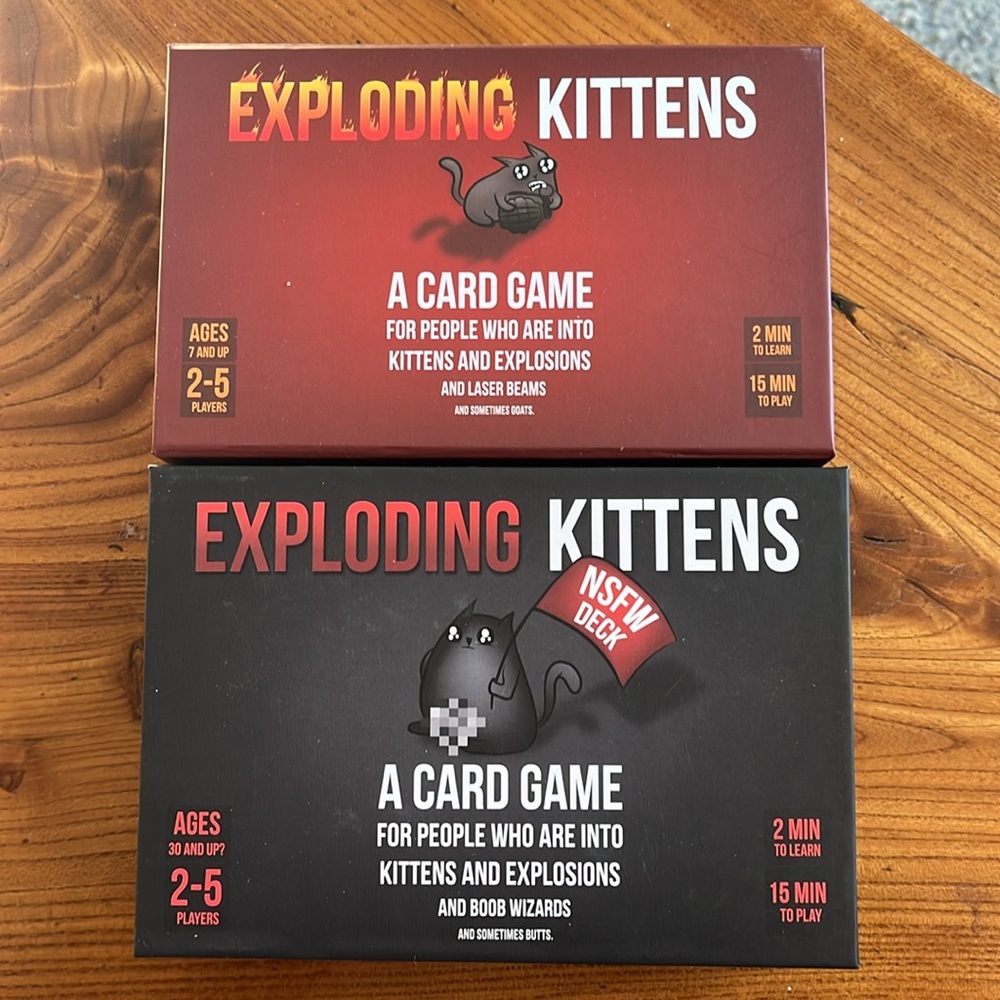 Exploding Kittens Set Original Kickstarter First Edition
